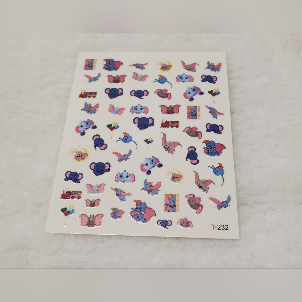 💖10 FOR 20💖New nail decals Disney Dumbo
